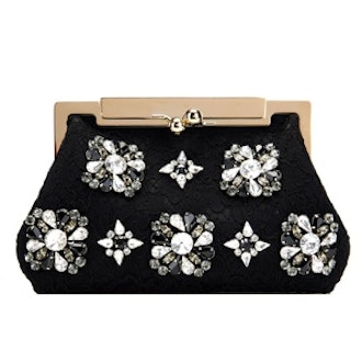 Lace & Crystal Clutch