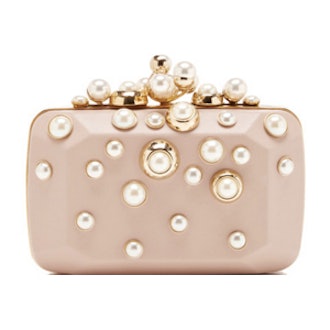 Small Pearl-Embellished Clutch