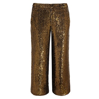 Collection Cropped Sequin Pants