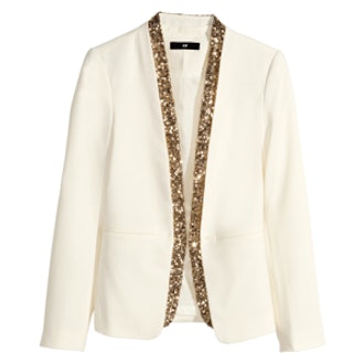 Sequined Trim Jacket