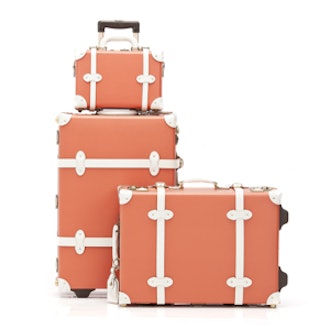 The Correspondent Luggage Set in Orange