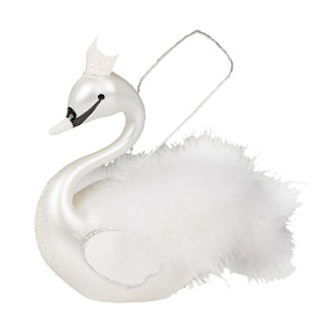 Baz Dazzled Swan Ornament