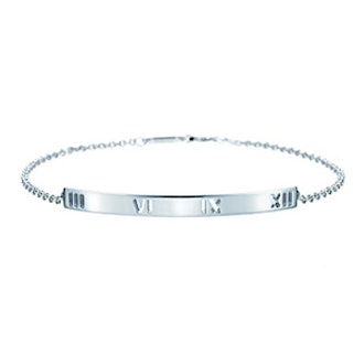 Atlas® bar bracelet in sterling silver
