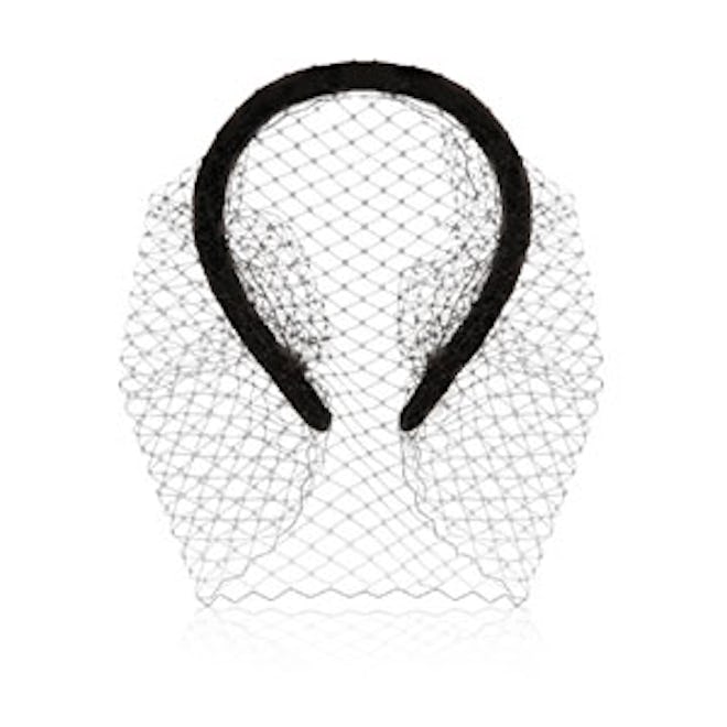 Grosgrain & Net Headband