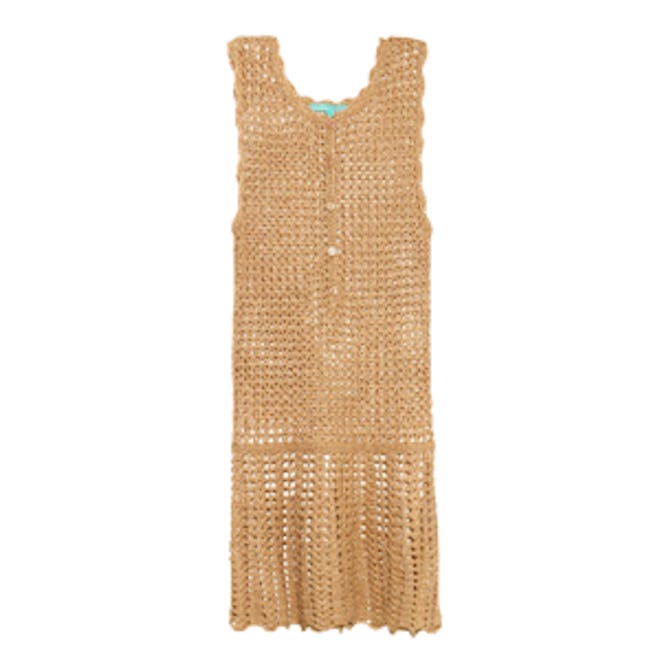 Rosie Metallic Crochet Dress