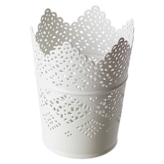 Candle Holder In White
