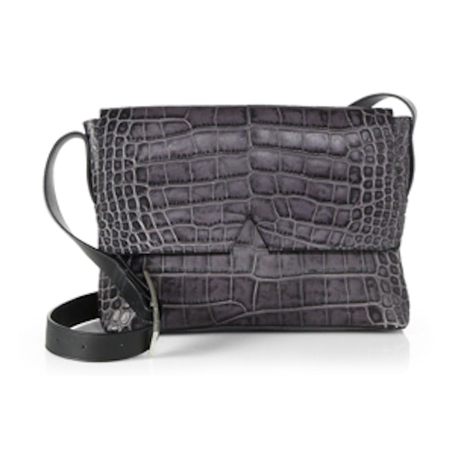 Signature Anthracite Crossbody Bag