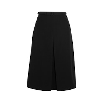 Pleated Cady Skirt