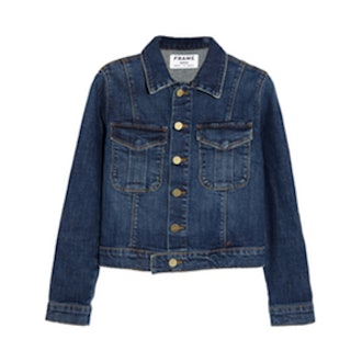 Le Military Stretch-Denim Jacket