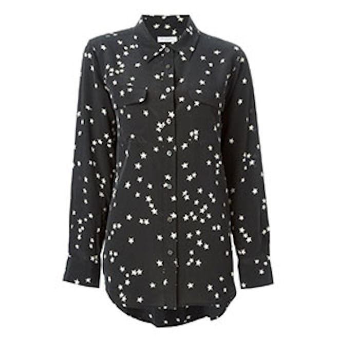 Star Print Blouse