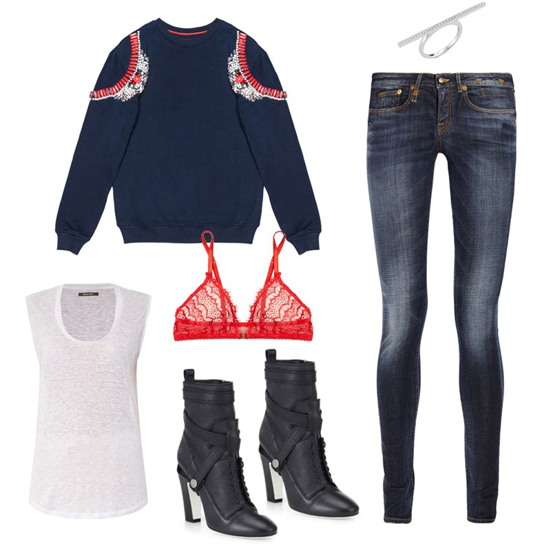 What A Fashion Girl Wears To A Super Bowl Party