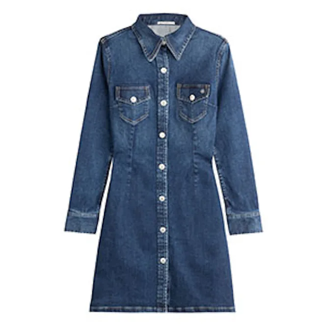 alexa chung denim shirt dress Today I'm Wearing: Alexa For AG