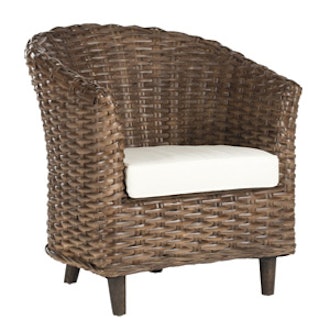 Omni Barrel Fabric Arm Chair