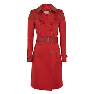 Cotton-twill Trench Coat