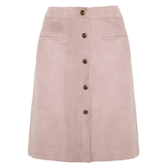 Pastel Suede Skirt