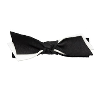 Leather Bow Hair Tie