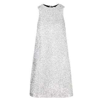 Silver Tinsel Indigo Dress