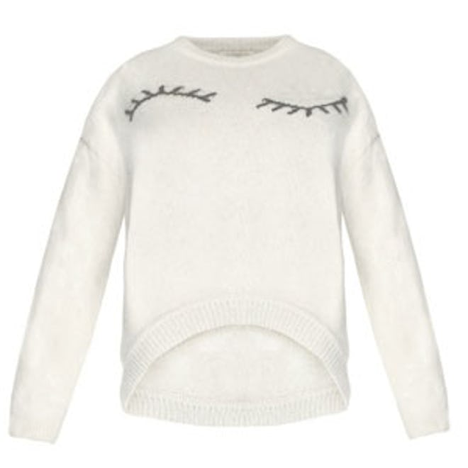 Fuzzy Eyelash Sweater