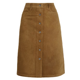 Pemma L Classic Suede Skirt