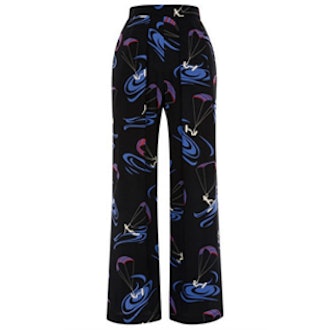 Penelope Printed Silk Pants