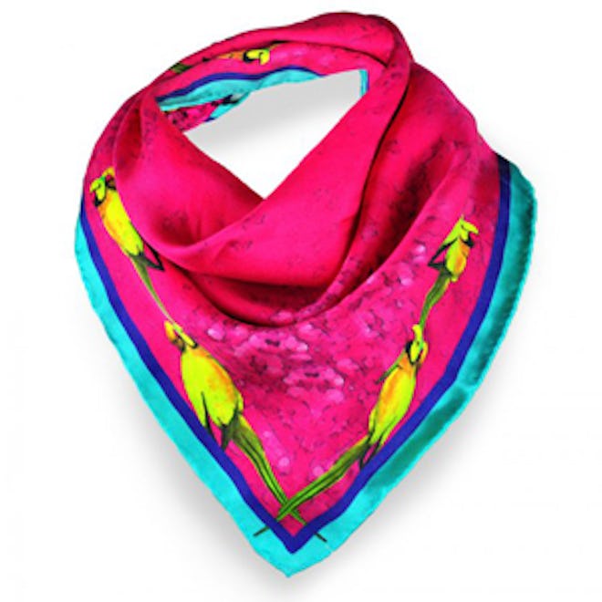 Fuchsia Printed Scarf