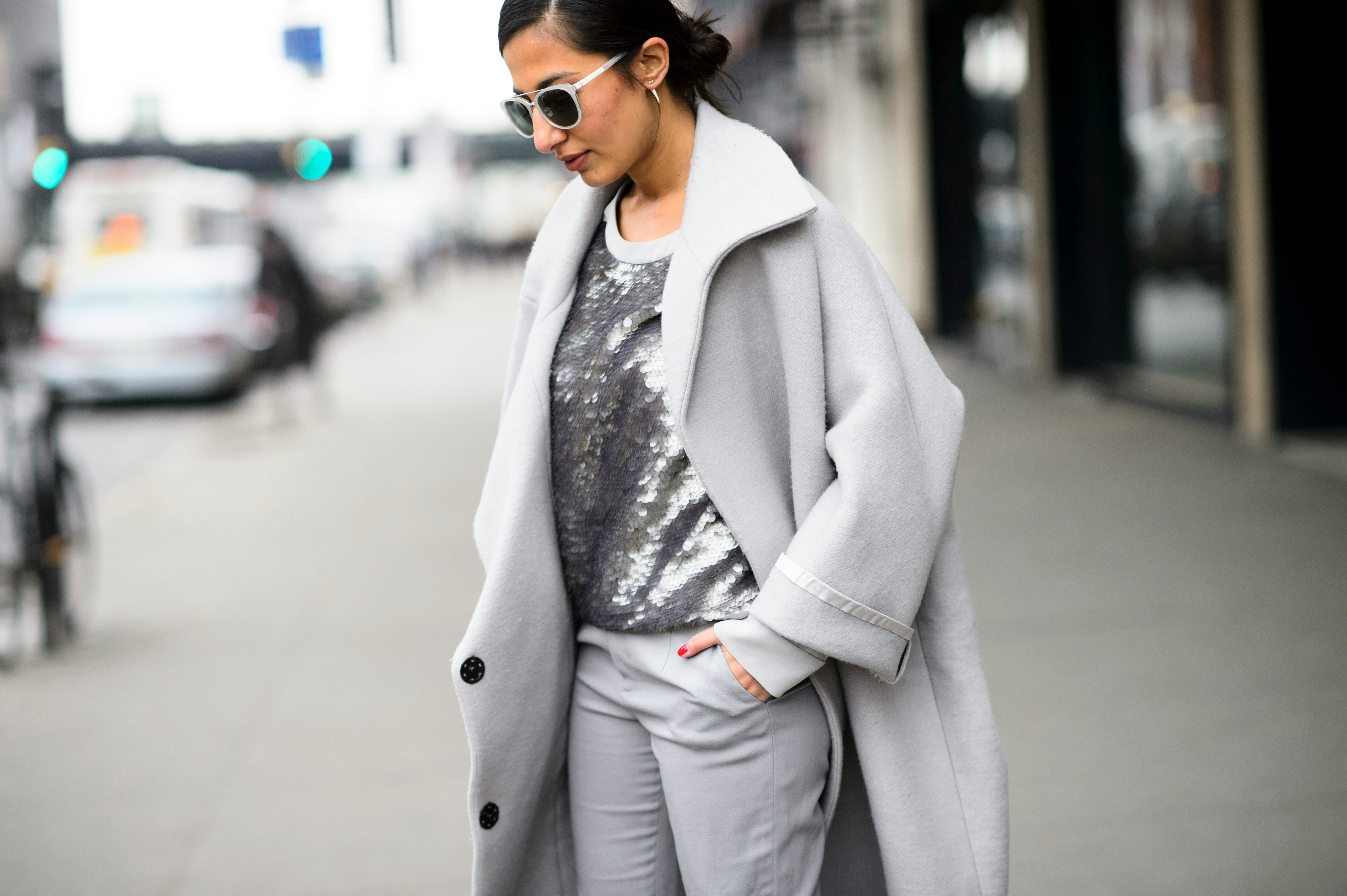 Winter Street Style From The Fall 2015 Shows