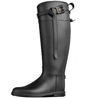 Belted Equestrian Rain Boots