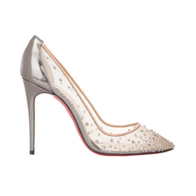 Crystal-Embellished Follies Strass Pumps