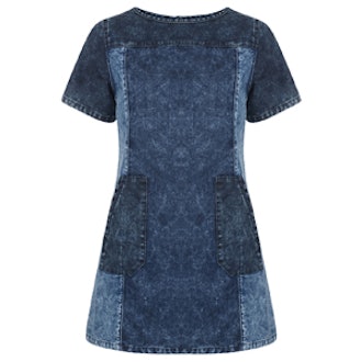 Bellfield Colour Block Denim Dress