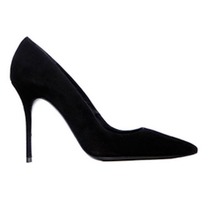 Suede Pump