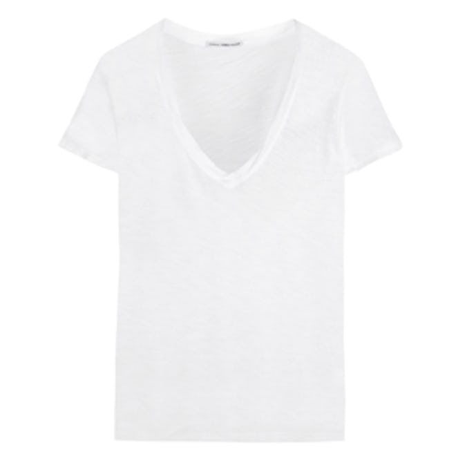 Casual Slub Cotton T-Shirt