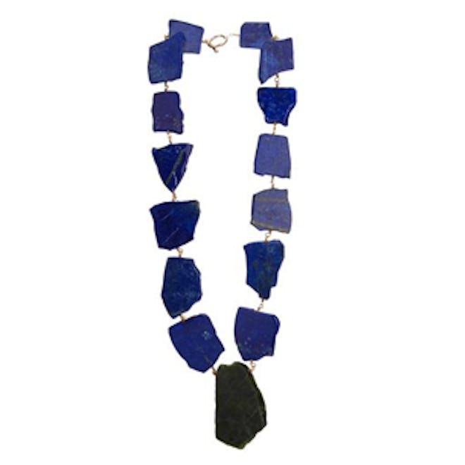 Lapis and Jade Necklace