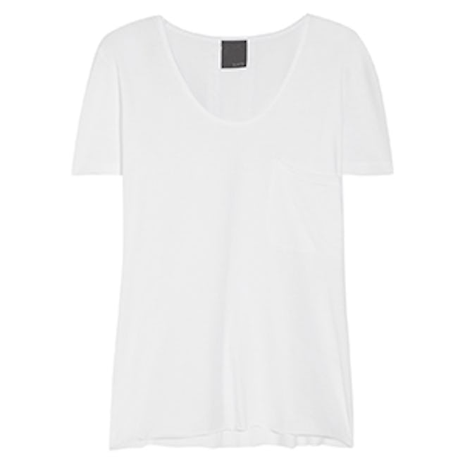 Modal and cotton-blend jersey T-shirt