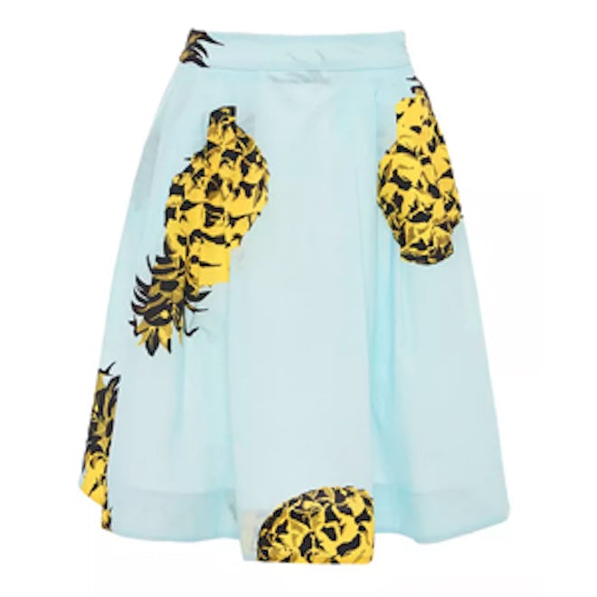 Pineapple Print Skirt