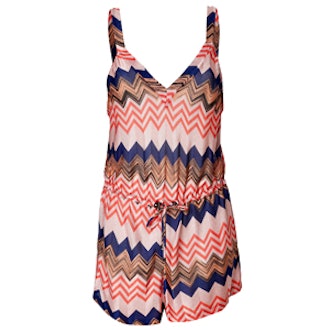 Zigzag Knit Romper