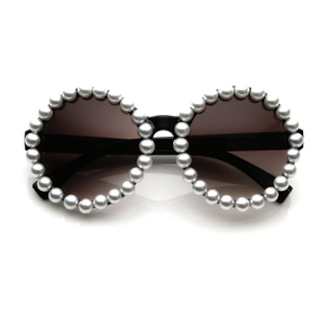 Pearl Round Sunglasses
