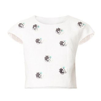 Nuage Beaded Cropped Top