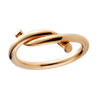 Entrelaces Ring in Pink Gold