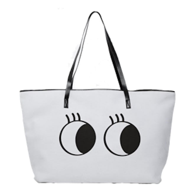 Scuba Novelty Eyes Shopper Bag