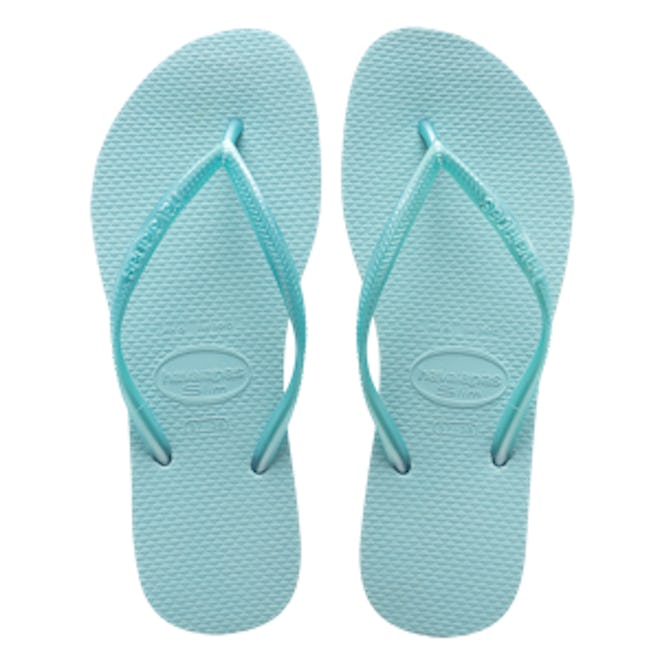 Slim Sandals in Ice Blue