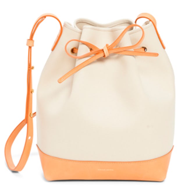 Canvas Mini Bucket Bag