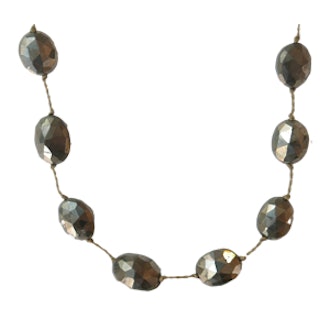 Floating Pyrite Necklace