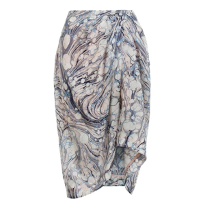 Tarot Marble Tuck Skirt