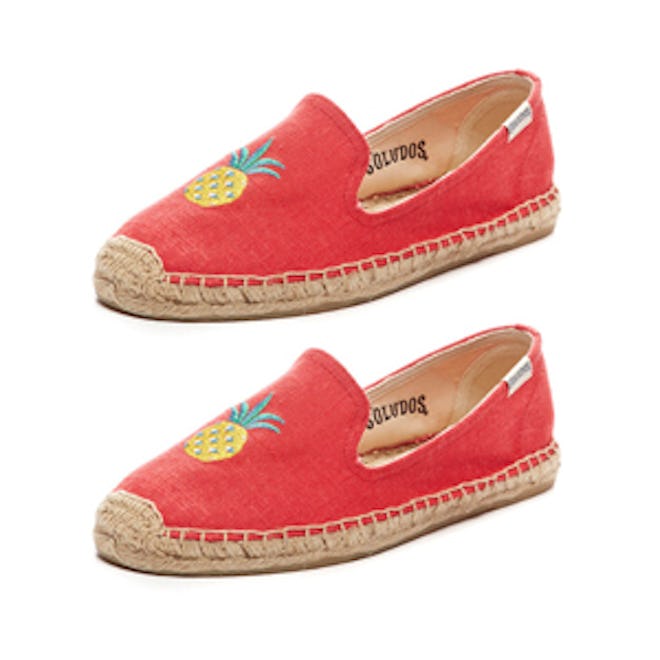 Pineapple Coral Smoking Slippers