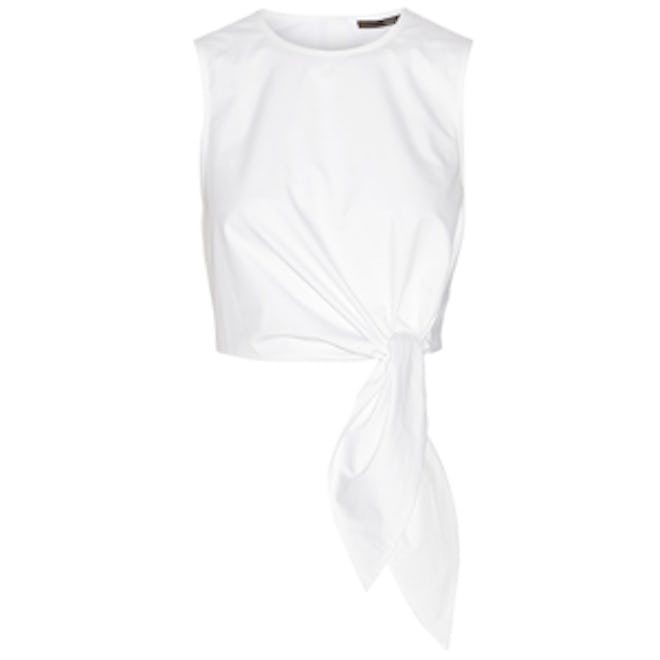 Cropped Cotton-Poplin Top