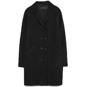 Buttoned Wool Coat