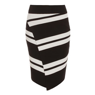 Clift Stripe Pencil Skirt