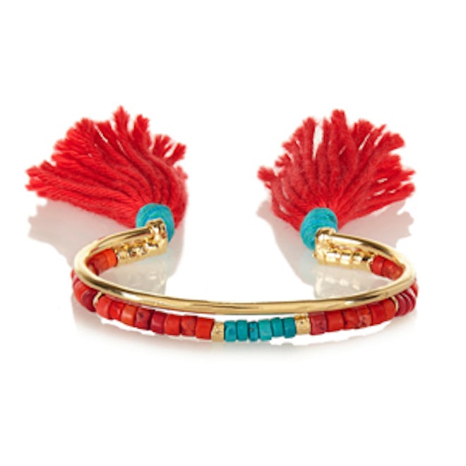 Sioux Turquoise and Coral Bracelet