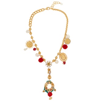 Gold Plated Crystal Necklace