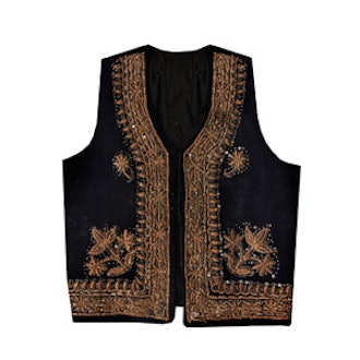 Vintage Velvet Embroidered Vest